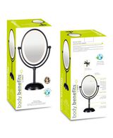 LED Lighted Mirror - Matt Black